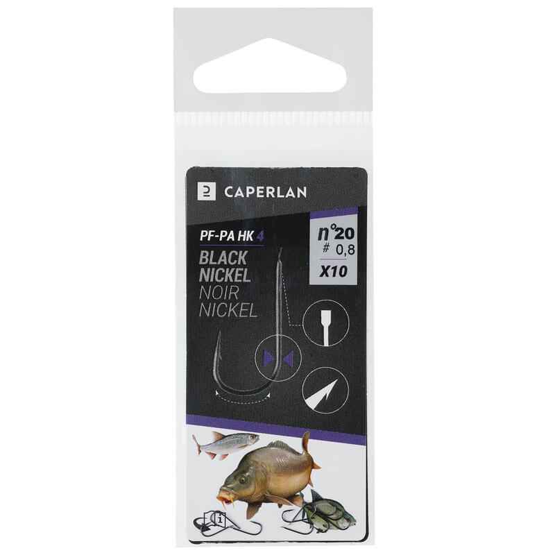 ANZÓIS SIMPLES NÃO EMPATADOS BLACK NICKEL PA HK 4 X10 PARA A PESCA DIRETA