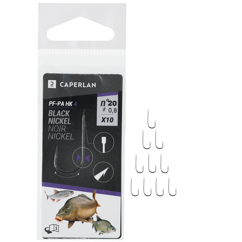 ANZÓIS SIMPLES NÃO EMPATADOS BLACK NICKEL PA HK 4 X10 PARA A PESCA DIRETA