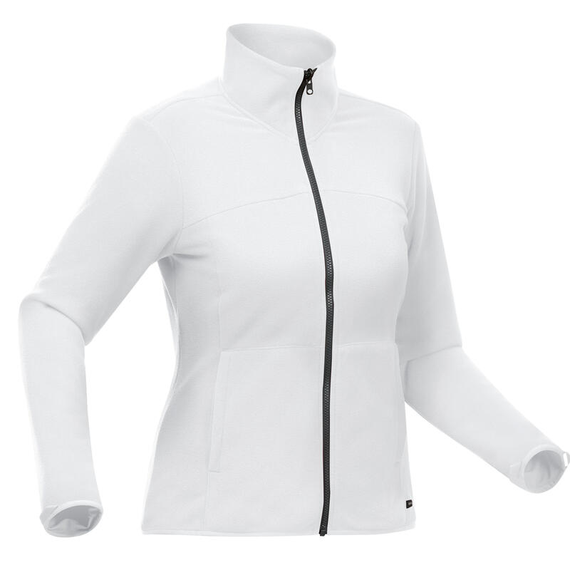 Chaqueta de montaña y trekking 3 en 1 impermeable Mujer Forclaz Travel 100