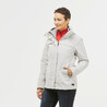 Women Travel Waterproof 3-in-1 jacket - Travel 100  0° - Light Grey