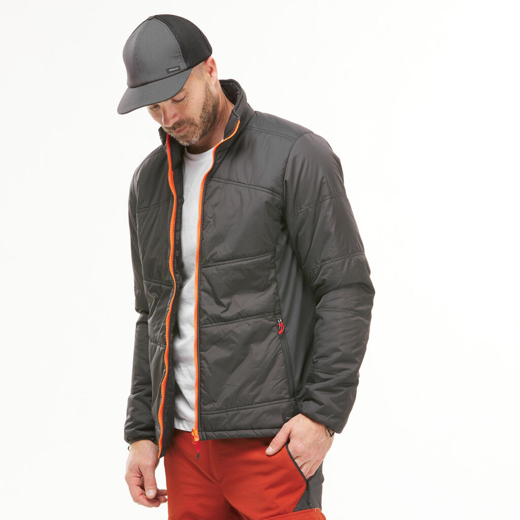 Chaqueta 3en1 impermeable de senderismo para hombre - SH500 azul