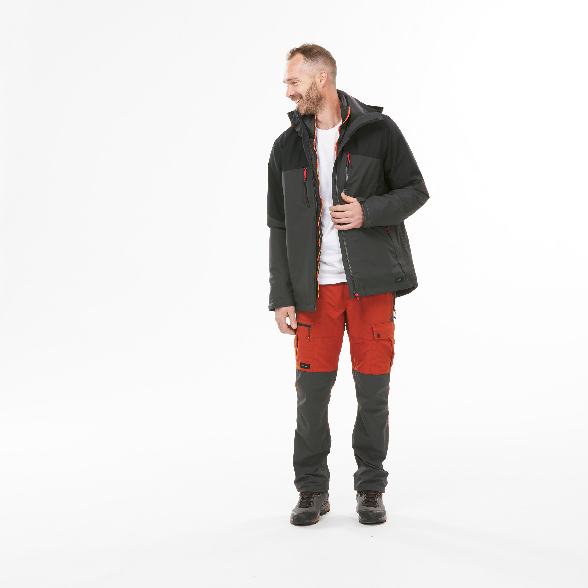 Men’s 3-in-1 Waterproof Hiking Jacket - SH 500 Mountain - FORCLAZ