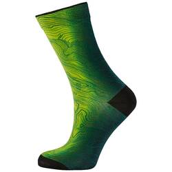 Summer Road Cycling Socks 500 - Yellow/Lime