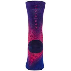 Summer Road Cycling Socks 500 - Purple/Magenta