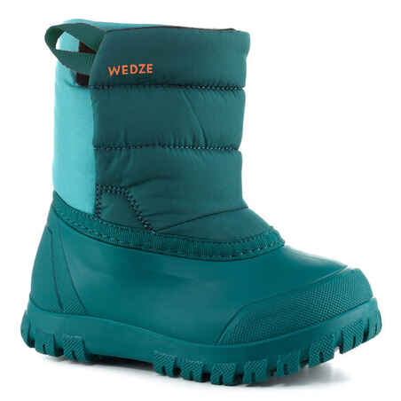 Botas para la nieve para bebé WARM turquesa 