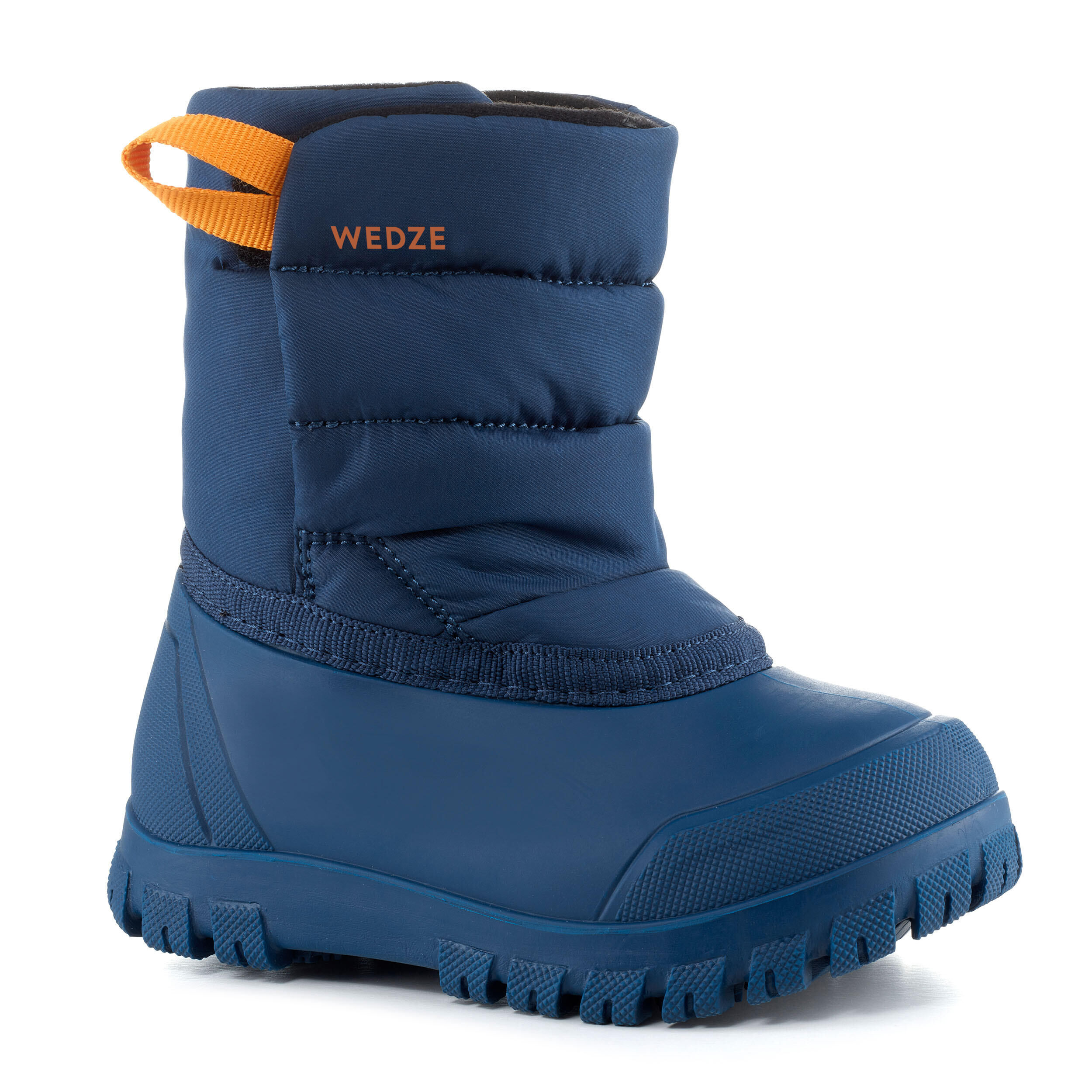 WEDZE Baby snow boots, baby après-ski boots WARM blue