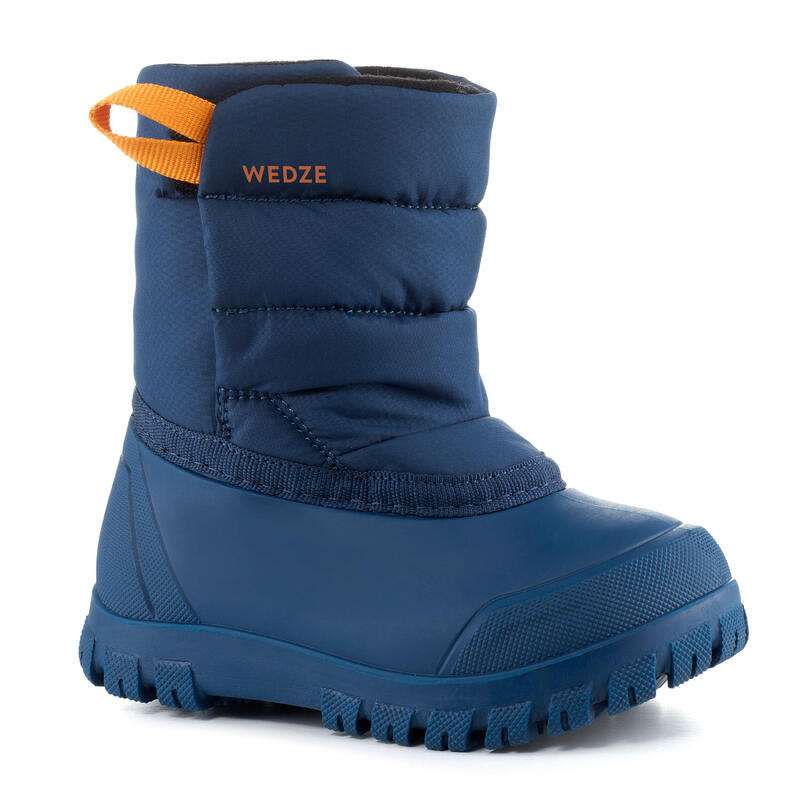 Baby snow boots, baby après-ski boots WARM blue