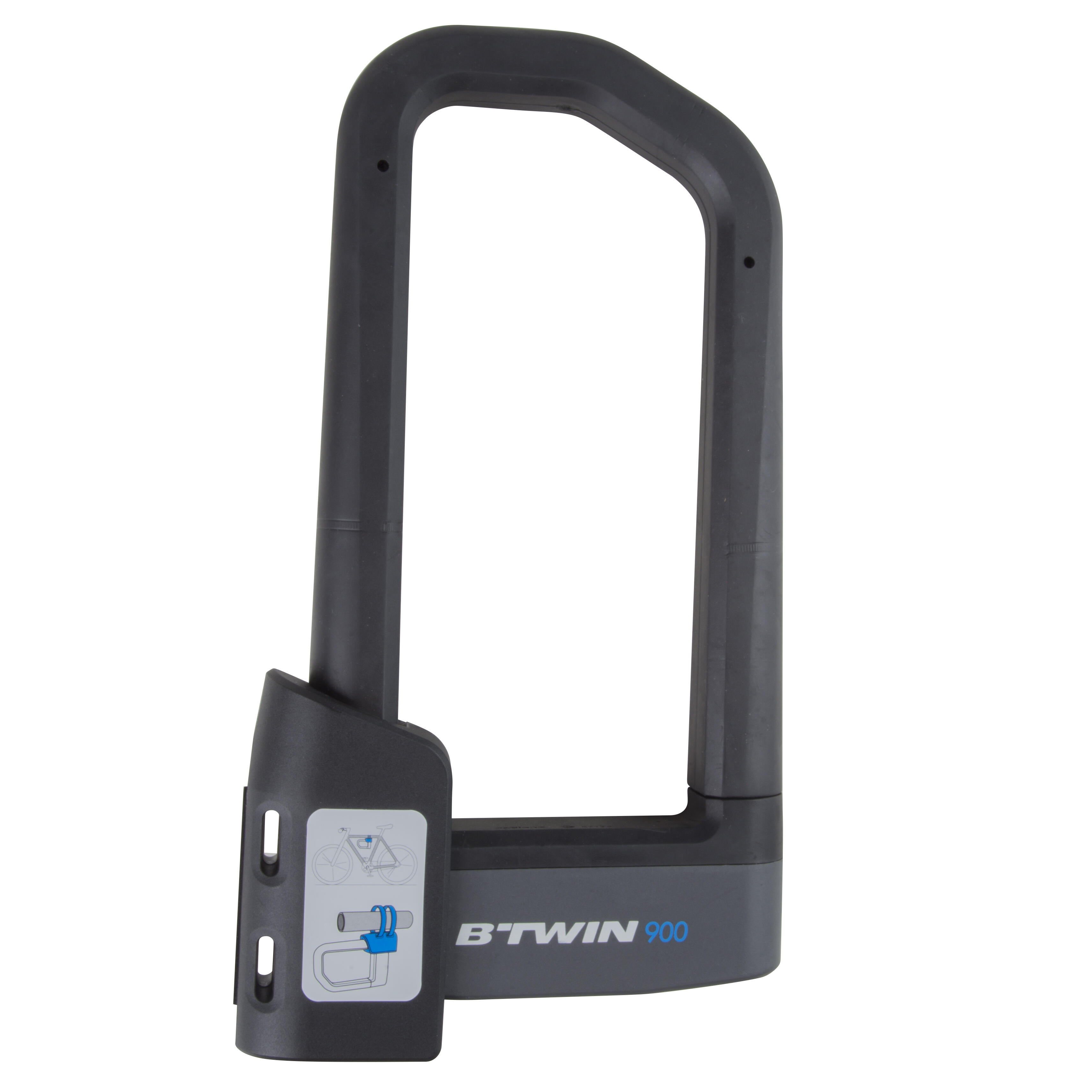 920 Bike D Lock 25cm - Decathlon