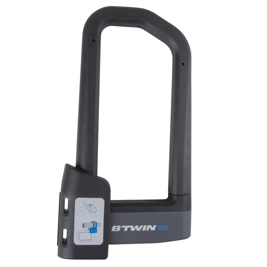 U Bike Lock 900 Elops Decathlon