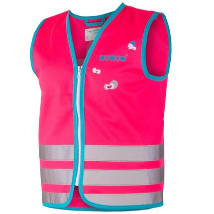 Fluo fietshesje voor kinderen Crazy Monster roze