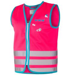 Fluo fietshesje voor kinderen Crazy Monster roze