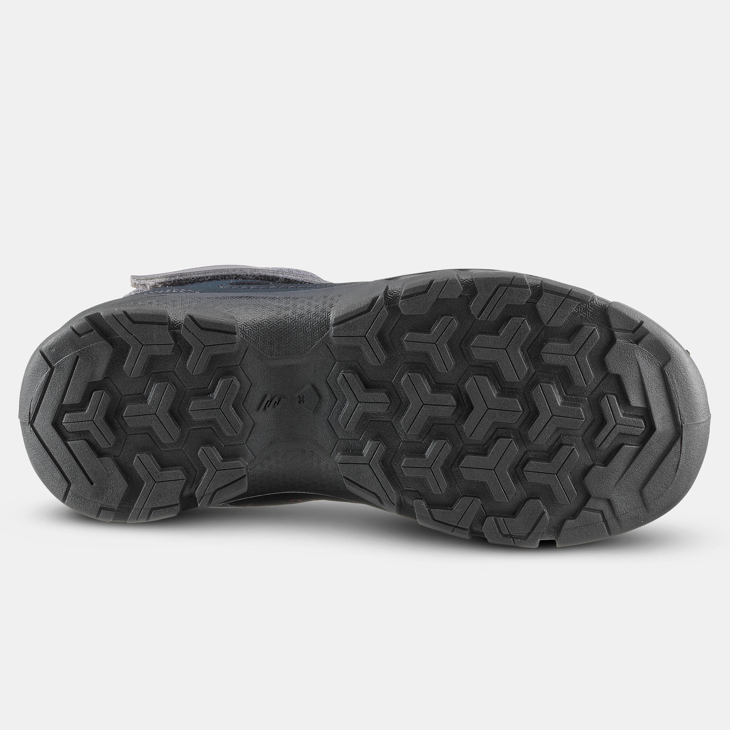 Kids’ Hiking Shoes with Velcro Strap MH100 Mid from Jr