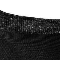 CHAUSSETTES DE SPORT BASSES ARTENGO RS 160 NOIR BRILLANT LOT DE 3