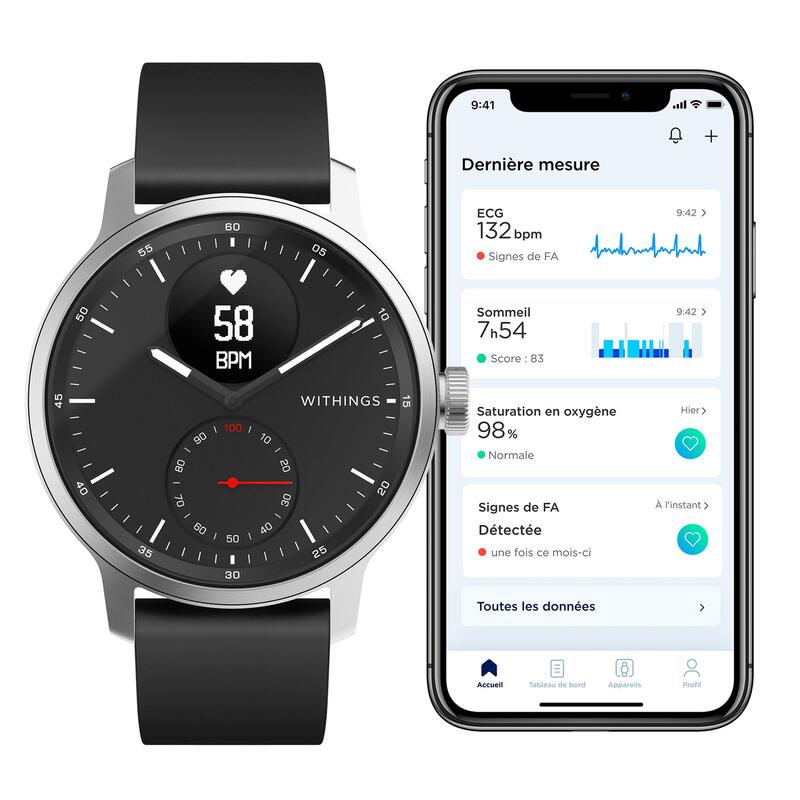 Montre connectée gps cardio - SCANWATCH WITHINGS