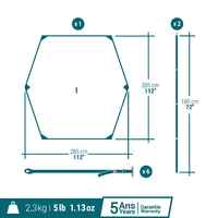 MULTIFUNCTION TARP CAMPING SHELTER - FRESH