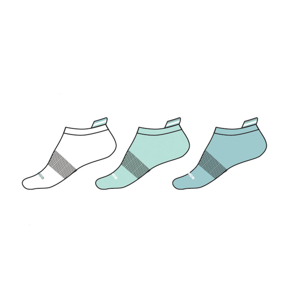 Low Sports Socks RS 160 Tri-Pack - Pink Pattern