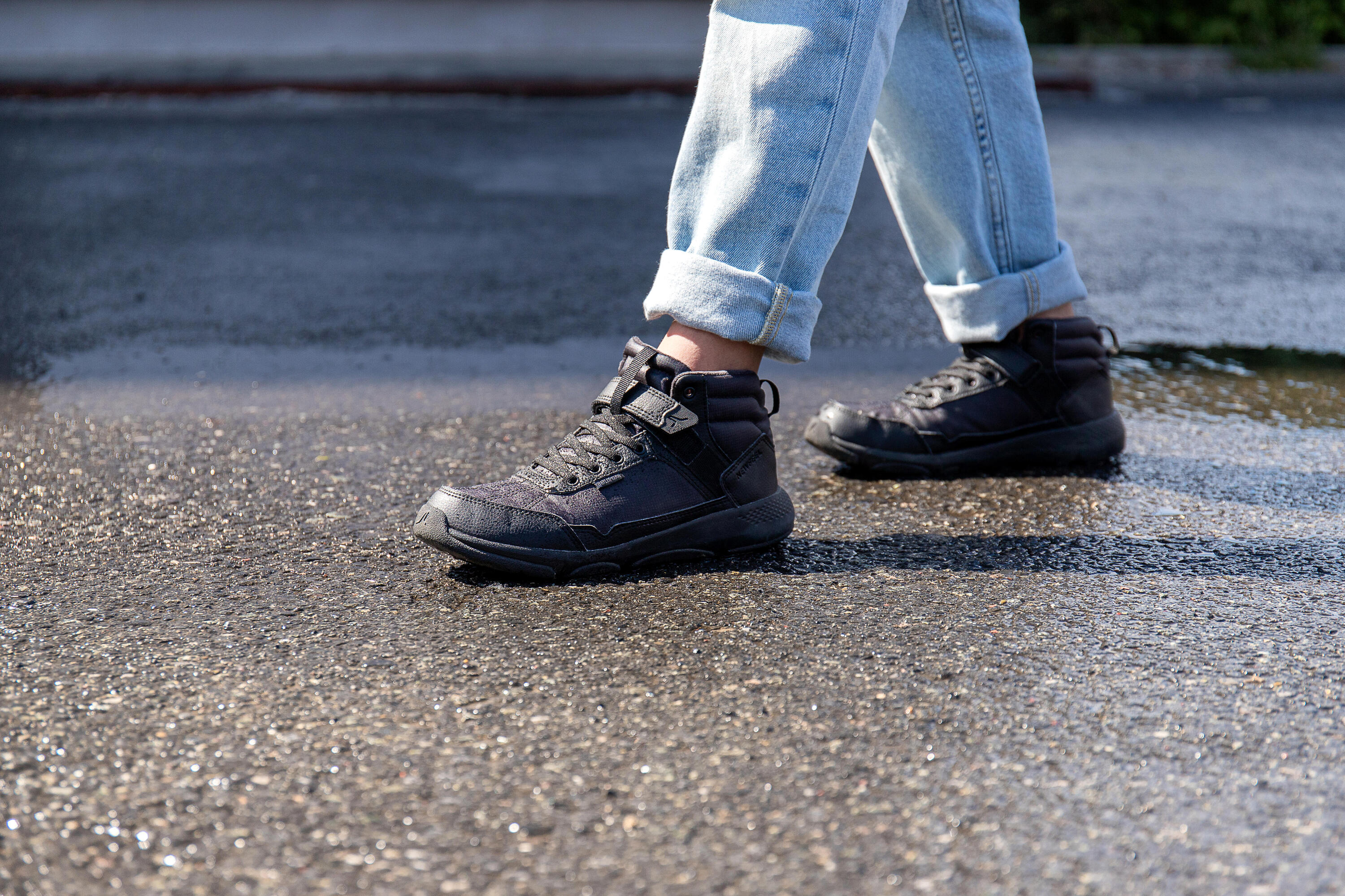Waterdichte en stevige sneakers met klittenband voor kinderen Resist 11/16