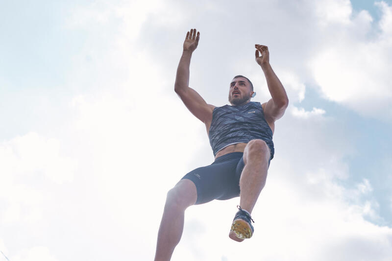 Koszulka do lekkoatletyki bez rękawów męska