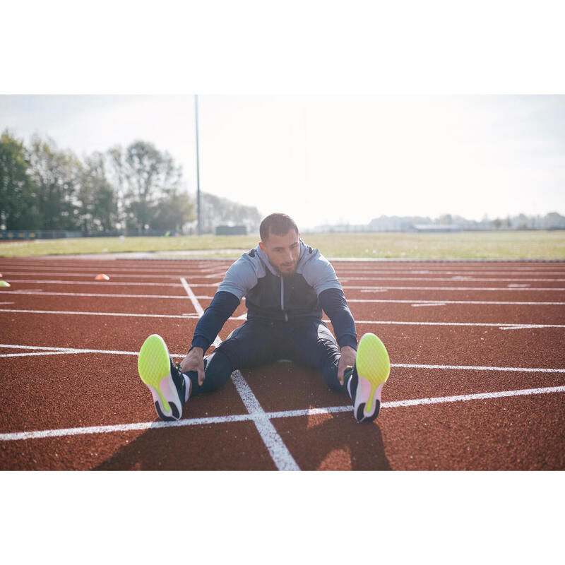 Felpa atletica uomo WARM azzurra