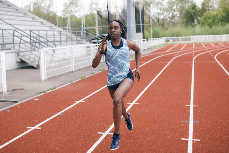 Koszulka do lekkoatletyki bez rękawów damska