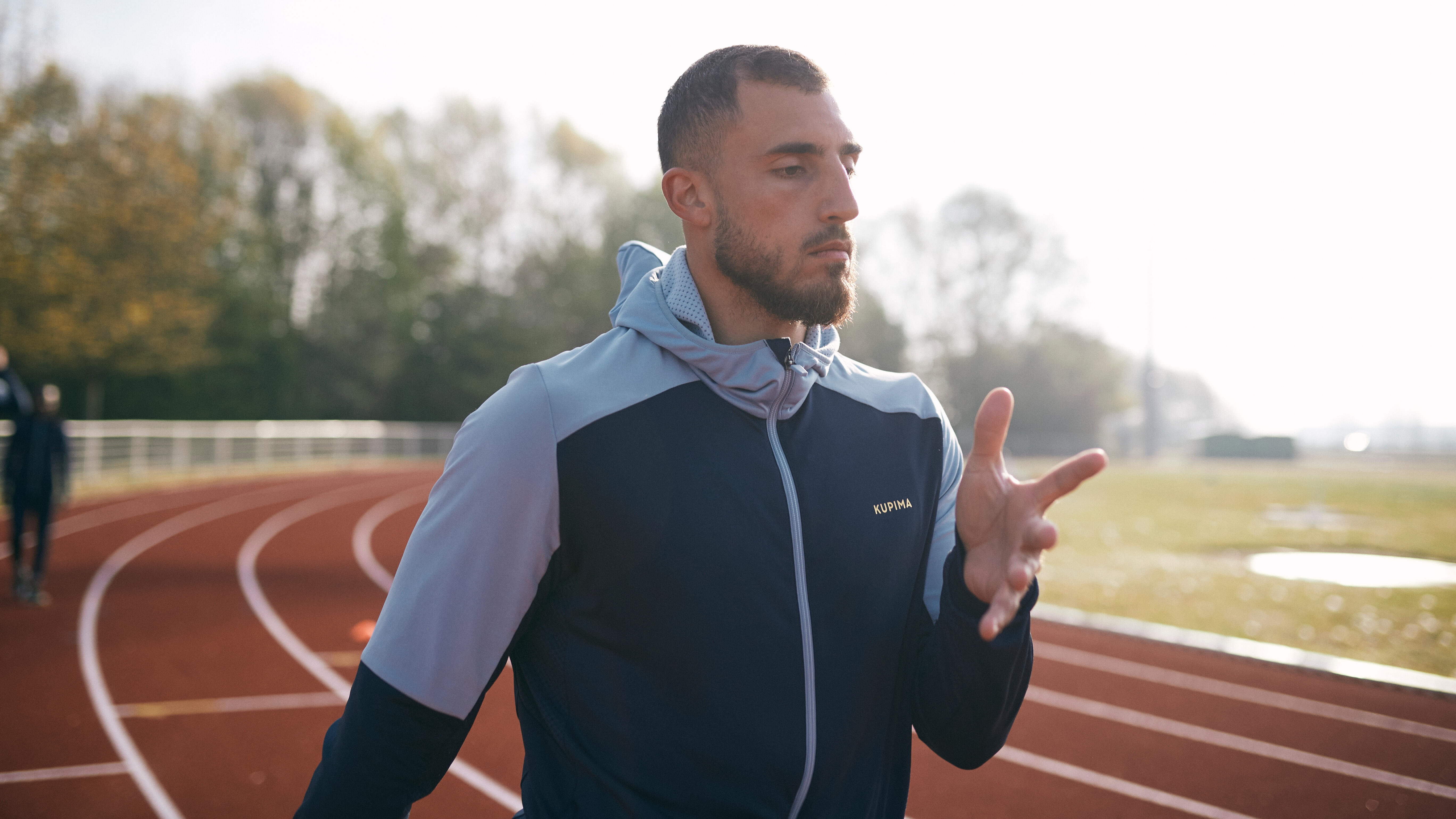 GIACCA SPORTIVA BLU DA UOMO