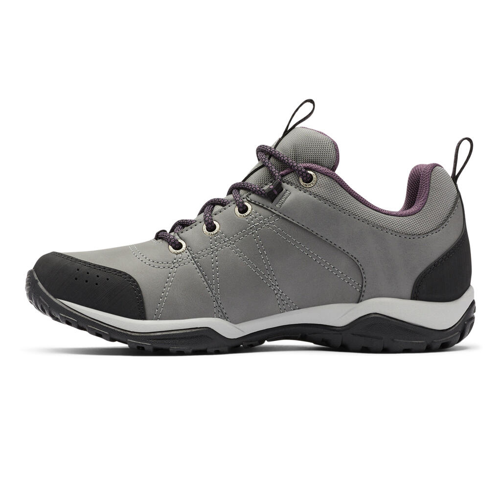 Women's waterproof walking shoes - Columbia Fire Venture - Grey