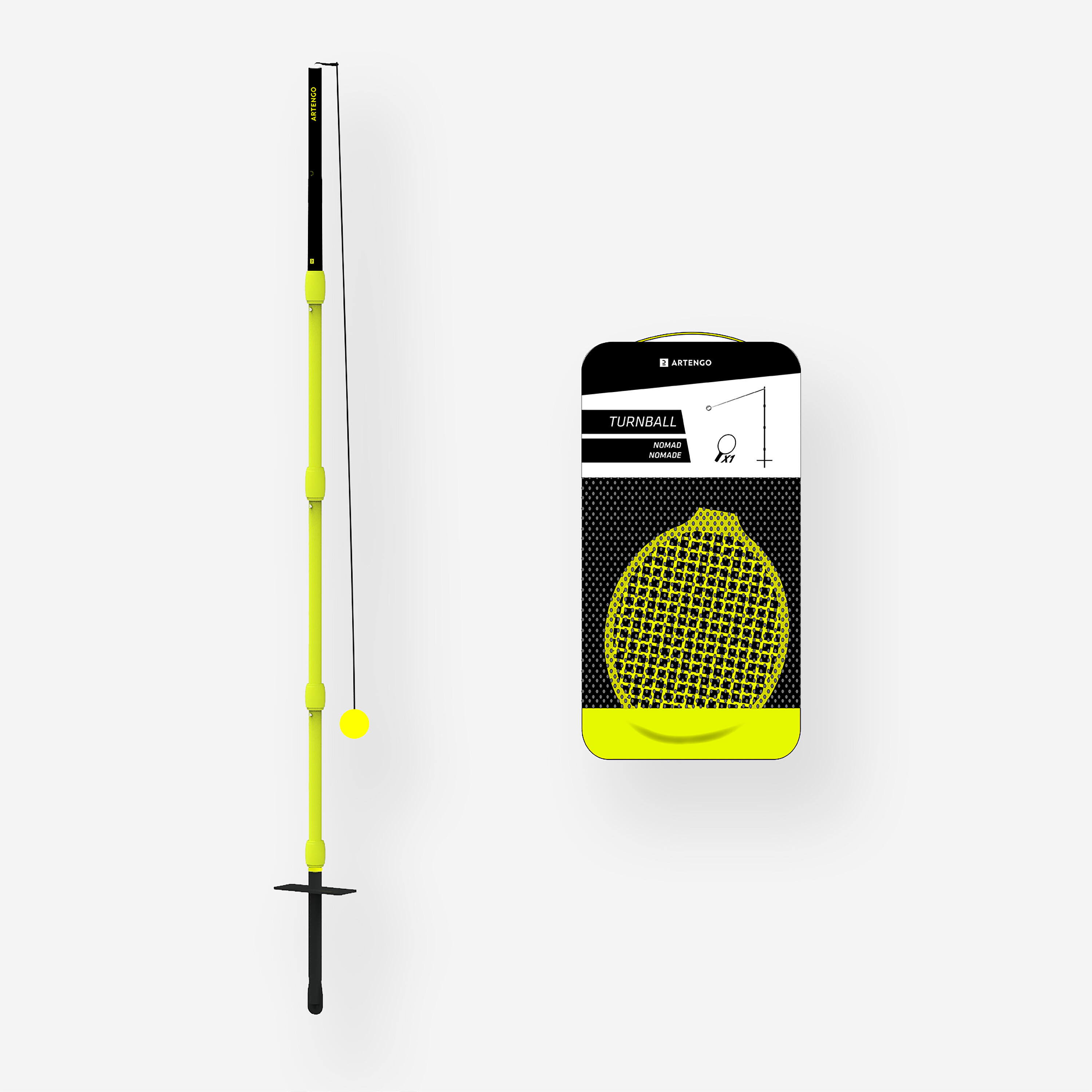 ARTENGO Speedball Set Turnball mit Tasche (1 Mast. 1 Schläger und 1 Hülle) | 03608399812678 ARTENGO Speedball Set Turnball mit Tasche (1 Mast. 1 Schläger und 1 Hülle) | 03608399812678