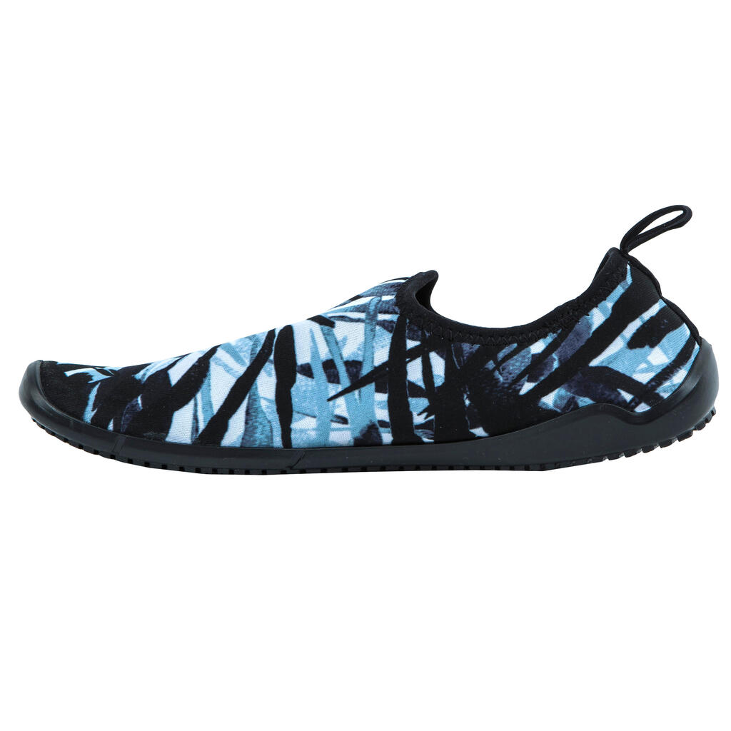 Bež-crne cipele s printom zebre za fitnes u vodi GYMSHOE