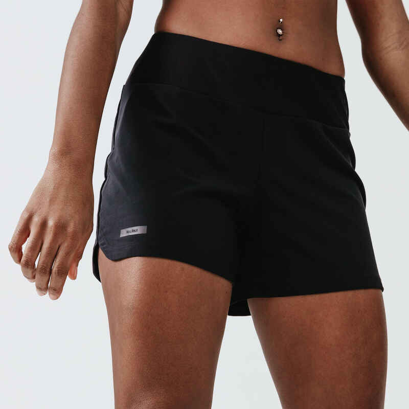 SHORT RUNNING MUJER RUN100 NEGRO