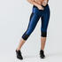 Women's Running Breathable Short Leggings Dry+ Feel - blue