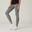 Mallas Leggingsfitness 7/8 Mujer Domyos gris