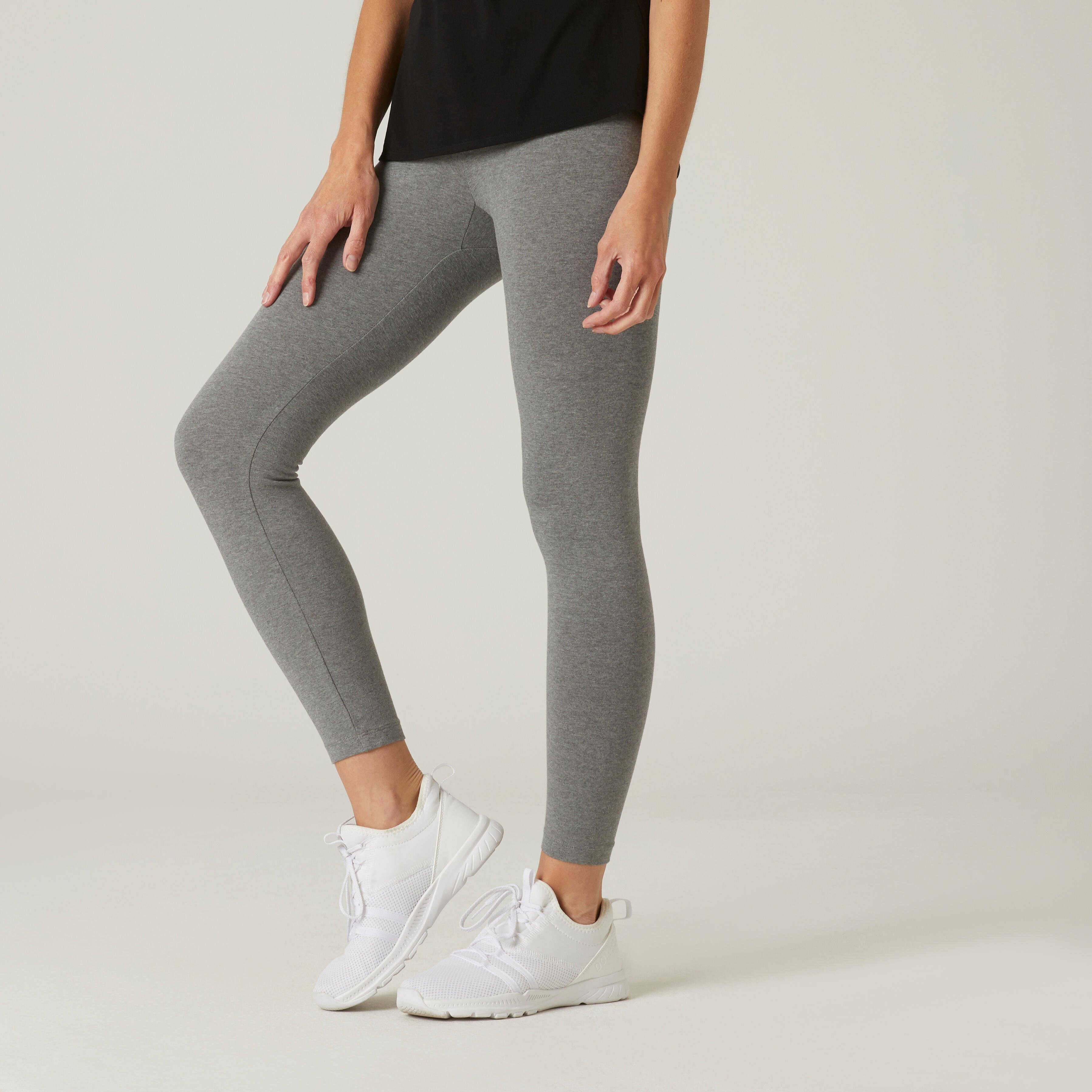 Mallas Leggings fitness 7 8 Fit 500 Mujer Domyos