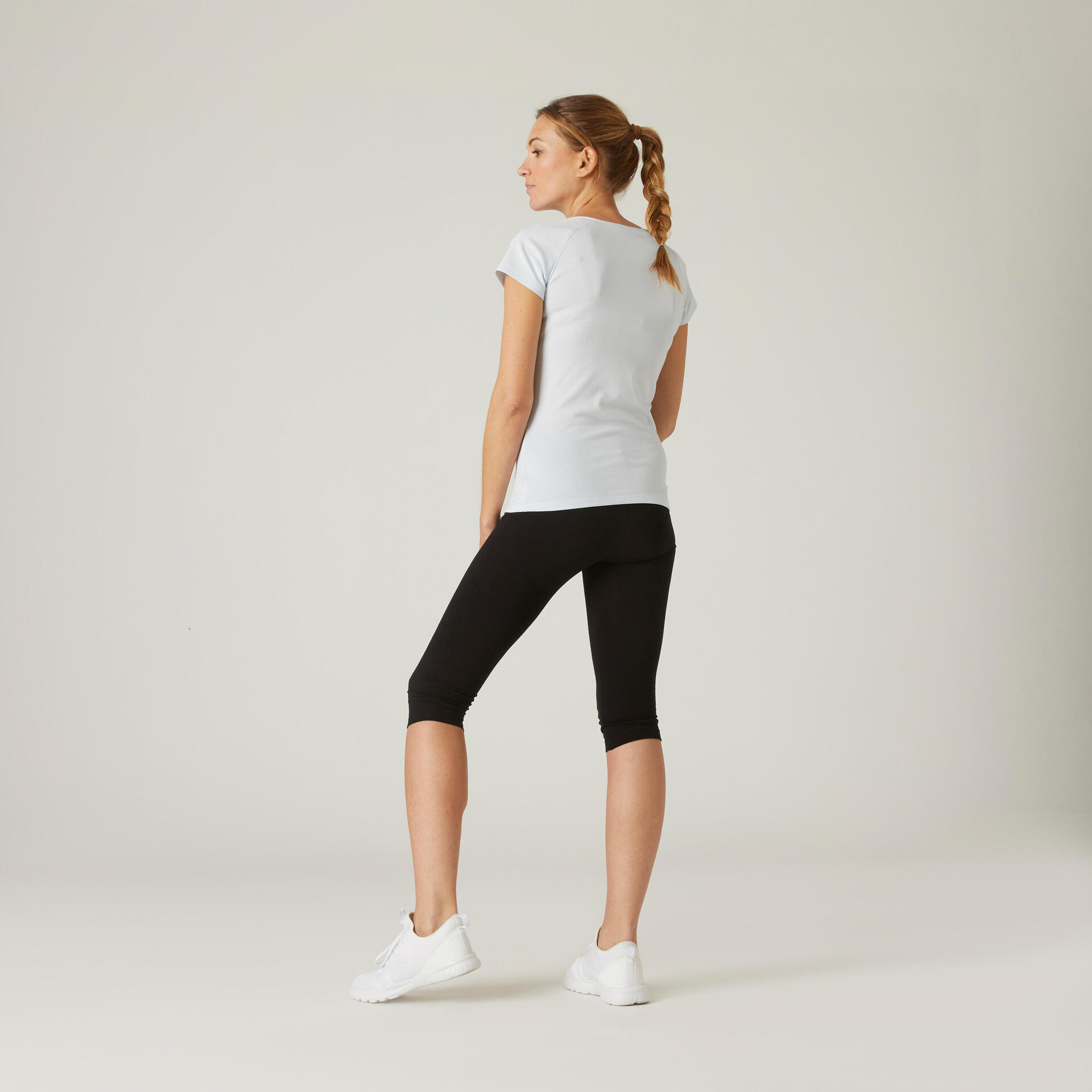 Elegant Slim-Fit Cropped Leggings
