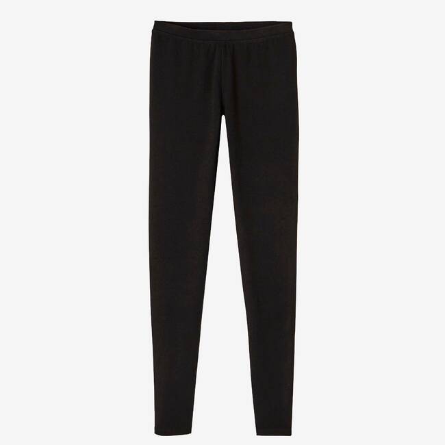 Women's Trackpant For Gym Cotton Rich 100 - Black