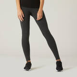 Women's Cotton Gym Legging Salto - Dark Grey Marl