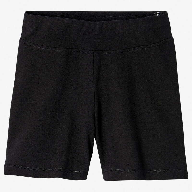 Pantalon scurt Slim 500 Fitness Negru Damă