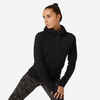 Women's Zip-Up Fitness Hoodie 500 Spacer - Grey