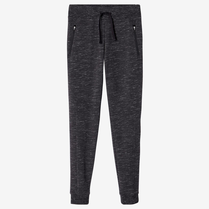 Pantalon Jogging Slim Fitness Femme - 520 Gris chiné