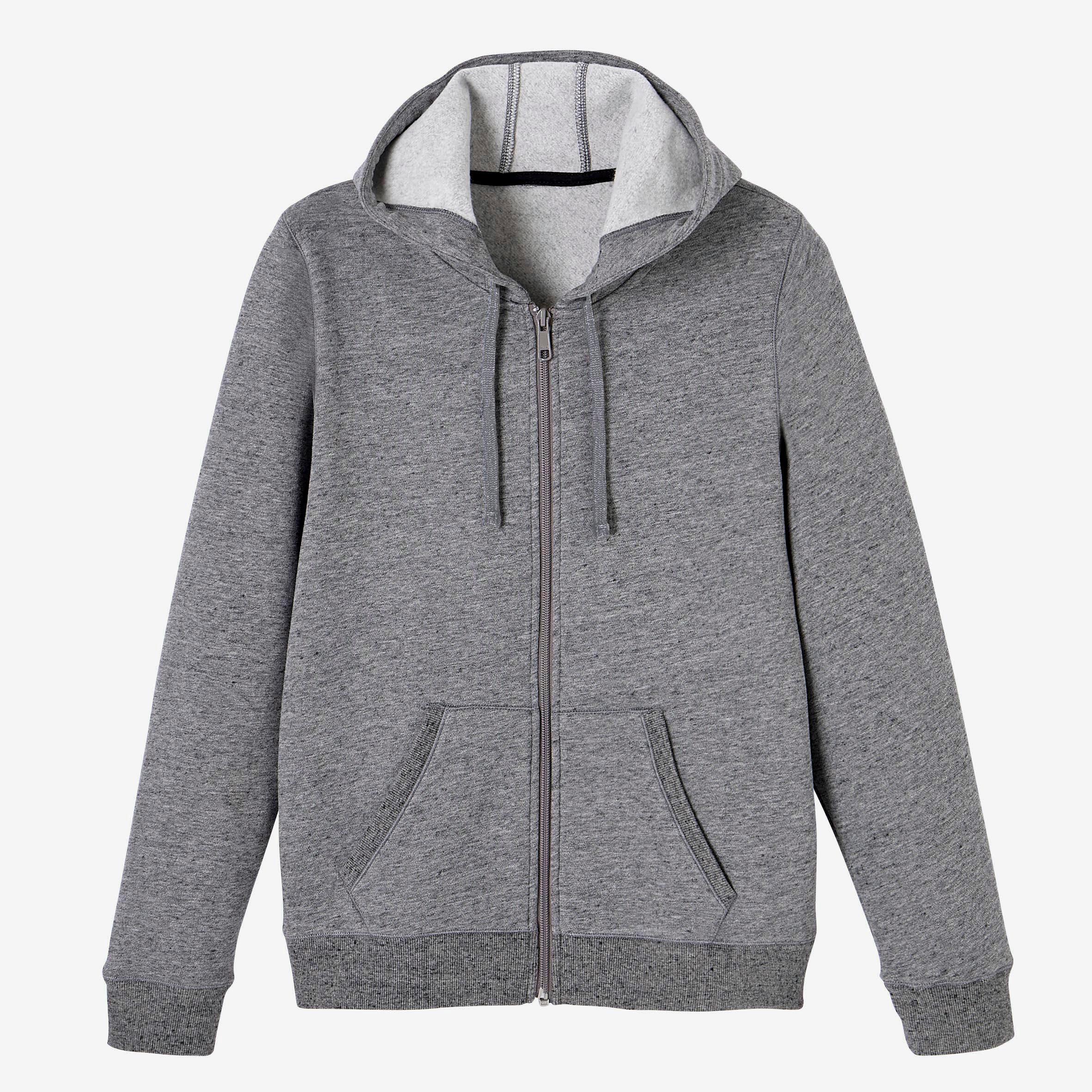 Men's Sueded Sherpa-Lined Full Zip Hoodie in Charcoal – The Sherpa Pullover  Company