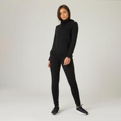 Pantalon Jogging SIim Fitness Femme - 520 noir