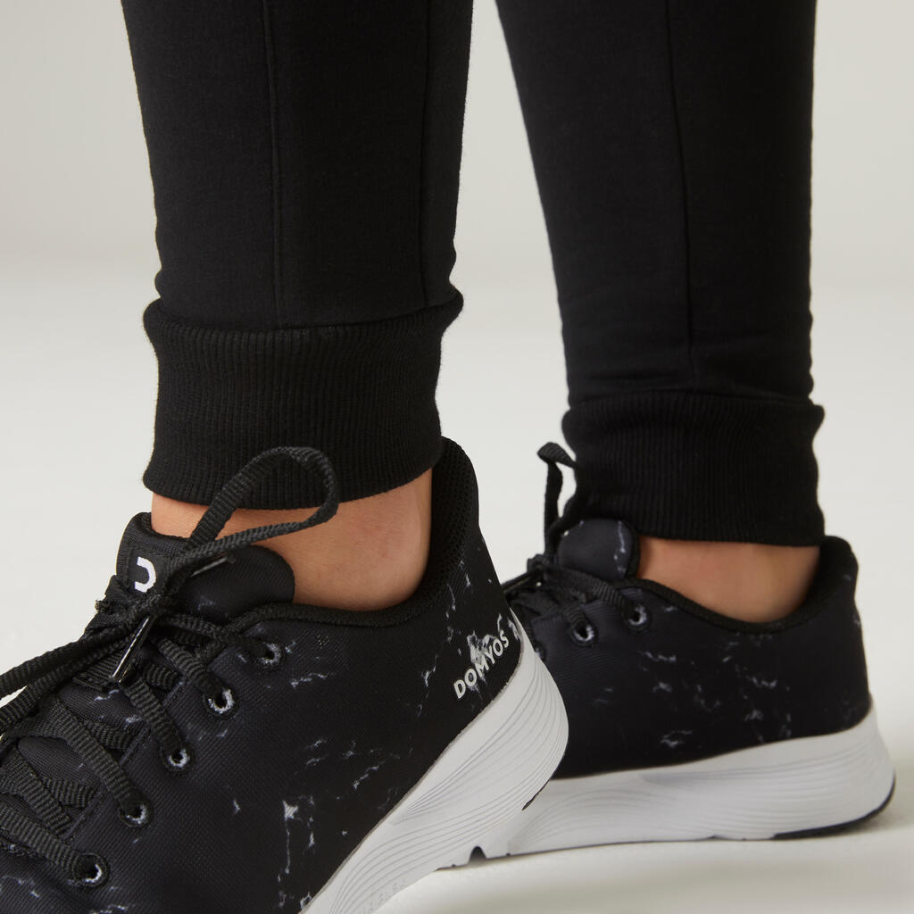 Hlače za fitness 520 Slim-Fit ženske sive
