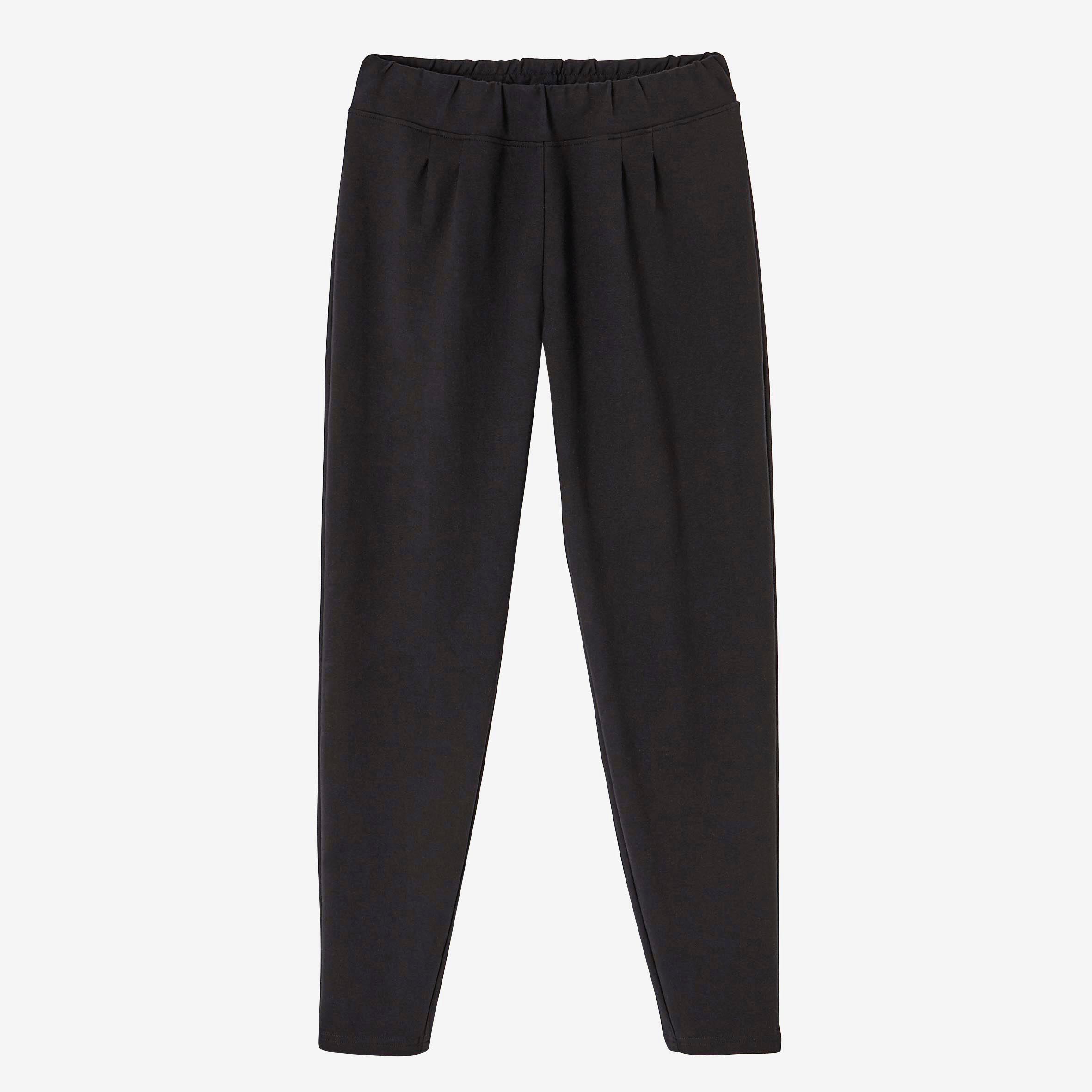 PANTALÓN DE BUZO MUJER 100 NEGRO - Decathlon