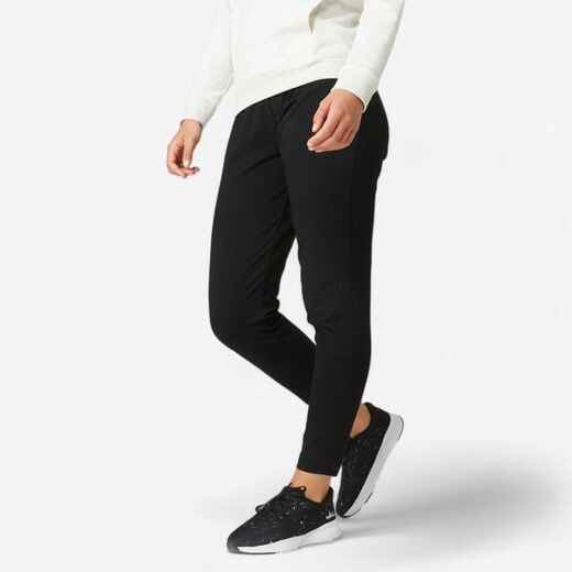 
      PANTALÓN DE BUZO MUJER DE ALGODÓN NEGRO 100
  