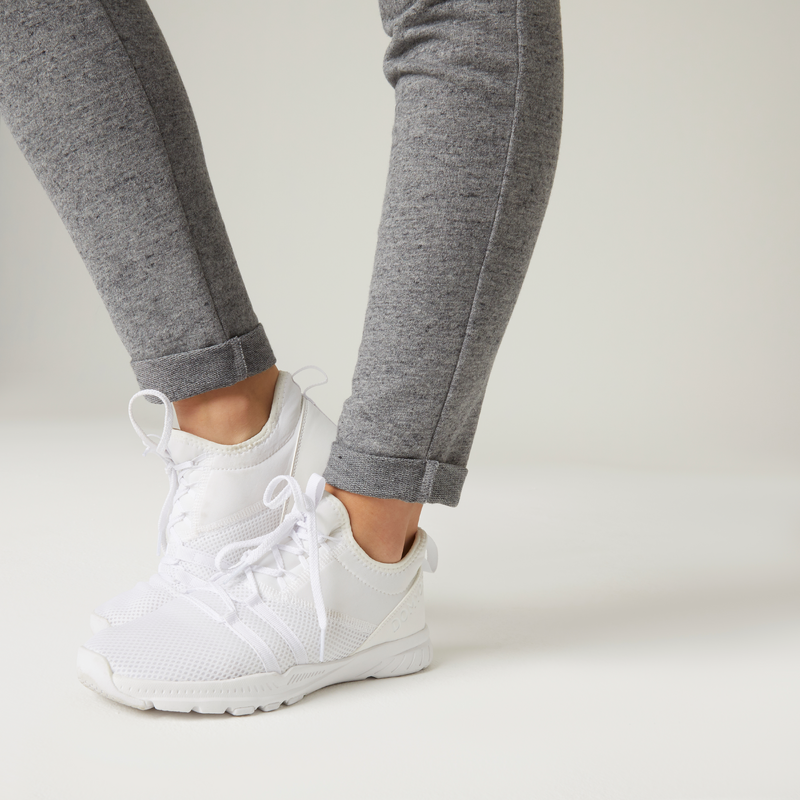 Pantalon Jogging Slim Fitness Femme 500 gris pour les clubs et collectivites Decathlon Pro