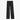 Straight-Cut Fitness Cotton Leggings with Adjustable Cuffs Fit+ - Black