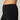 Straight-Cut Fitness Cotton Leggings with Adjustable Cuffs Fit+ - Black