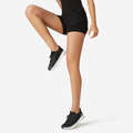 [EN] WOMAN SHORT TANK CAPRI Pilates - Kratke hlače 2u1 900 crne  NYAMBA - Hlače i kratke hlače za pilates
