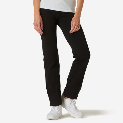 Image 399: Women’s Straight-Cut Fitness Leggings Fit+ 500