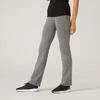 Mallas Leggings pilates rectos fit+ 500 Mujer Nyamba gris