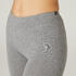 Women's Cotton Gym Legging 500 - Grey